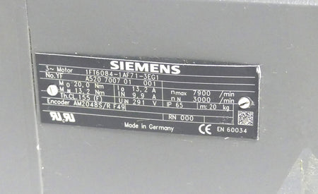 Siemens  1FT6084-1AF71-3EG1