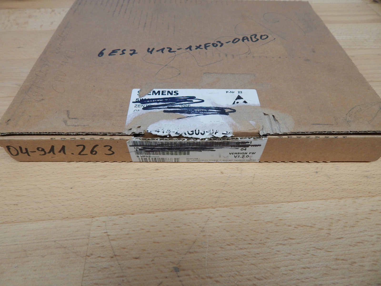 Siemens Simatic S7 CPU 412-1 6ES7 412-1XF03-0AB0 // 6ES7412-1XF03-0AB  Neuwertig