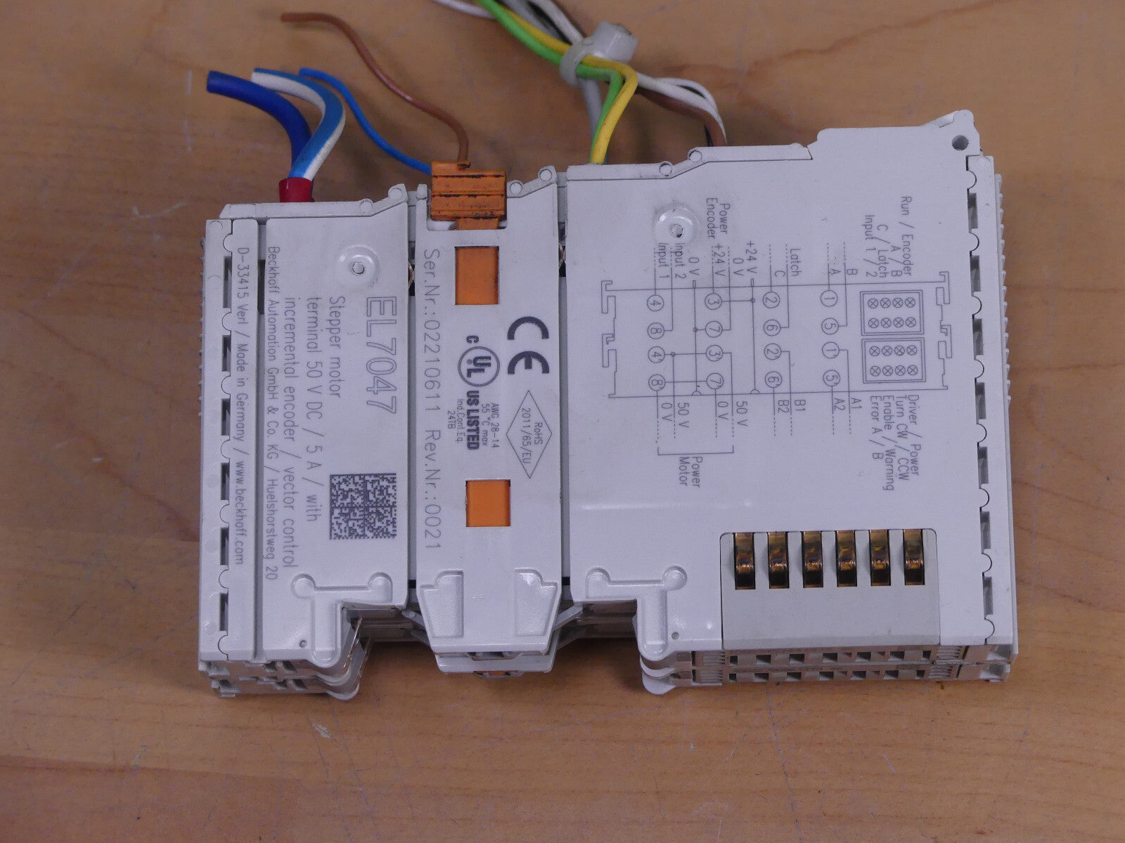 Beckhoff EL7047 EtherCAT-Klemme  used