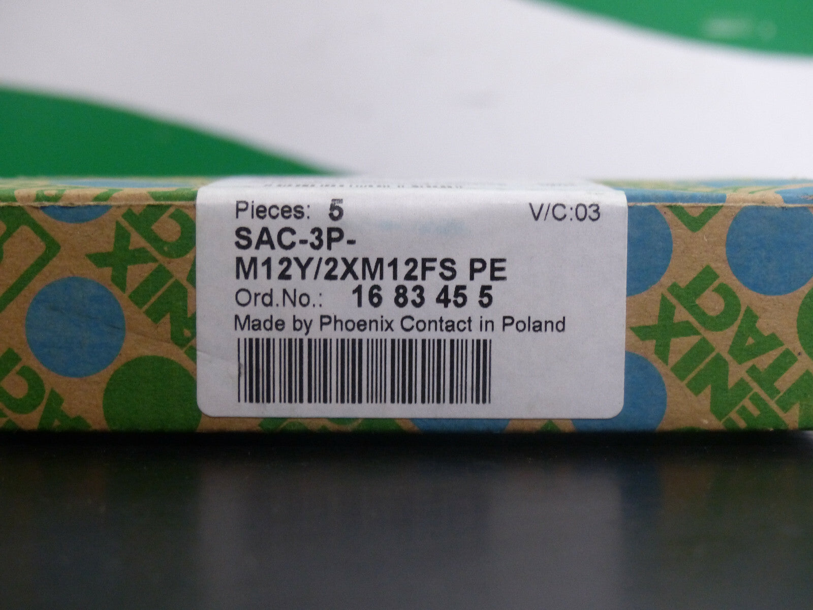 5x Phoenix Contact SAC-3P-M12Y/2XM12FS PE s. Bilder