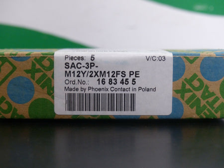 5x Phoenix Contact SAC-3P-M12Y/2XM12FS PE s. Bilder