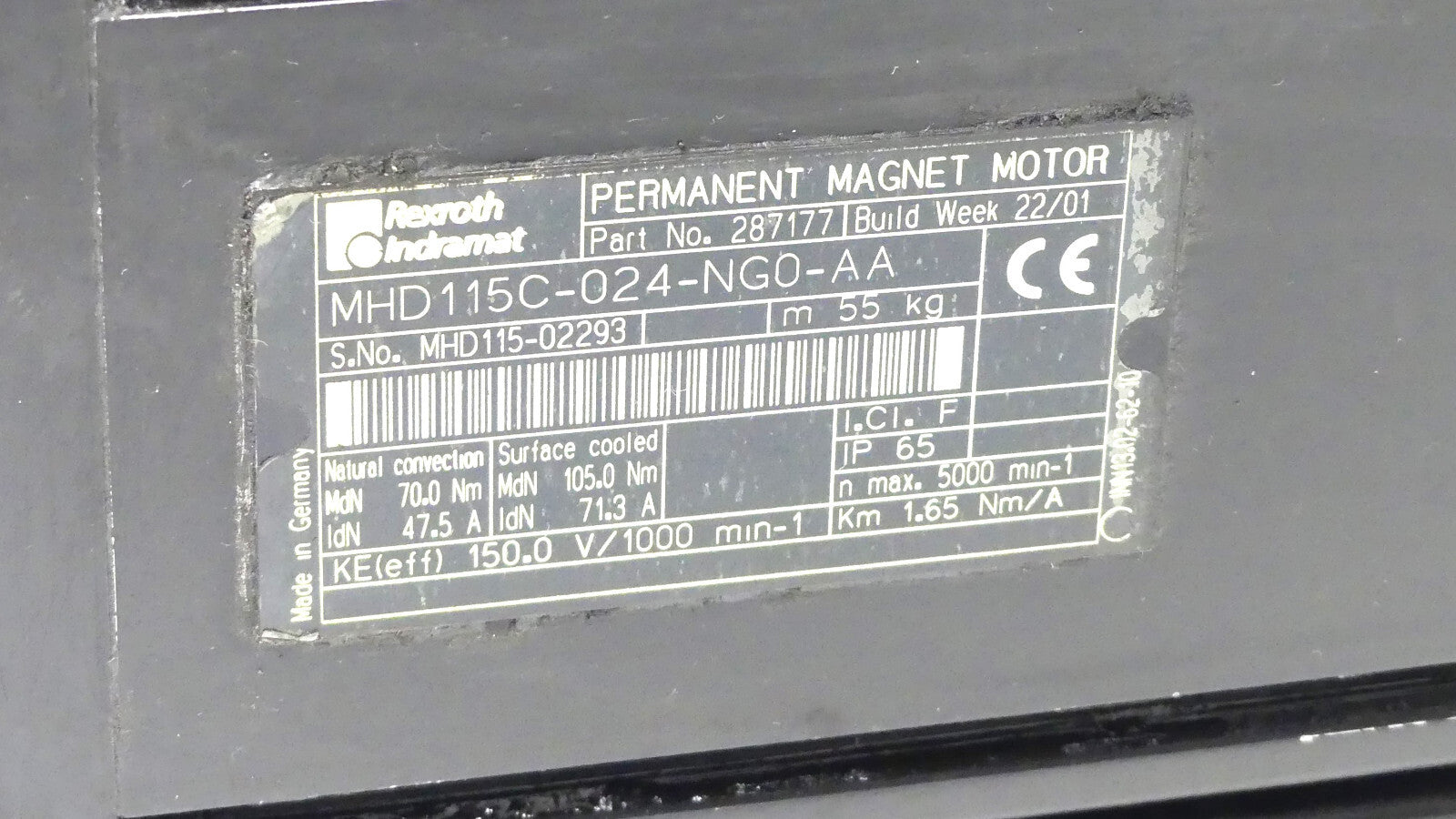 Rexroth/Indramat MHD115C-024-NG0-AA