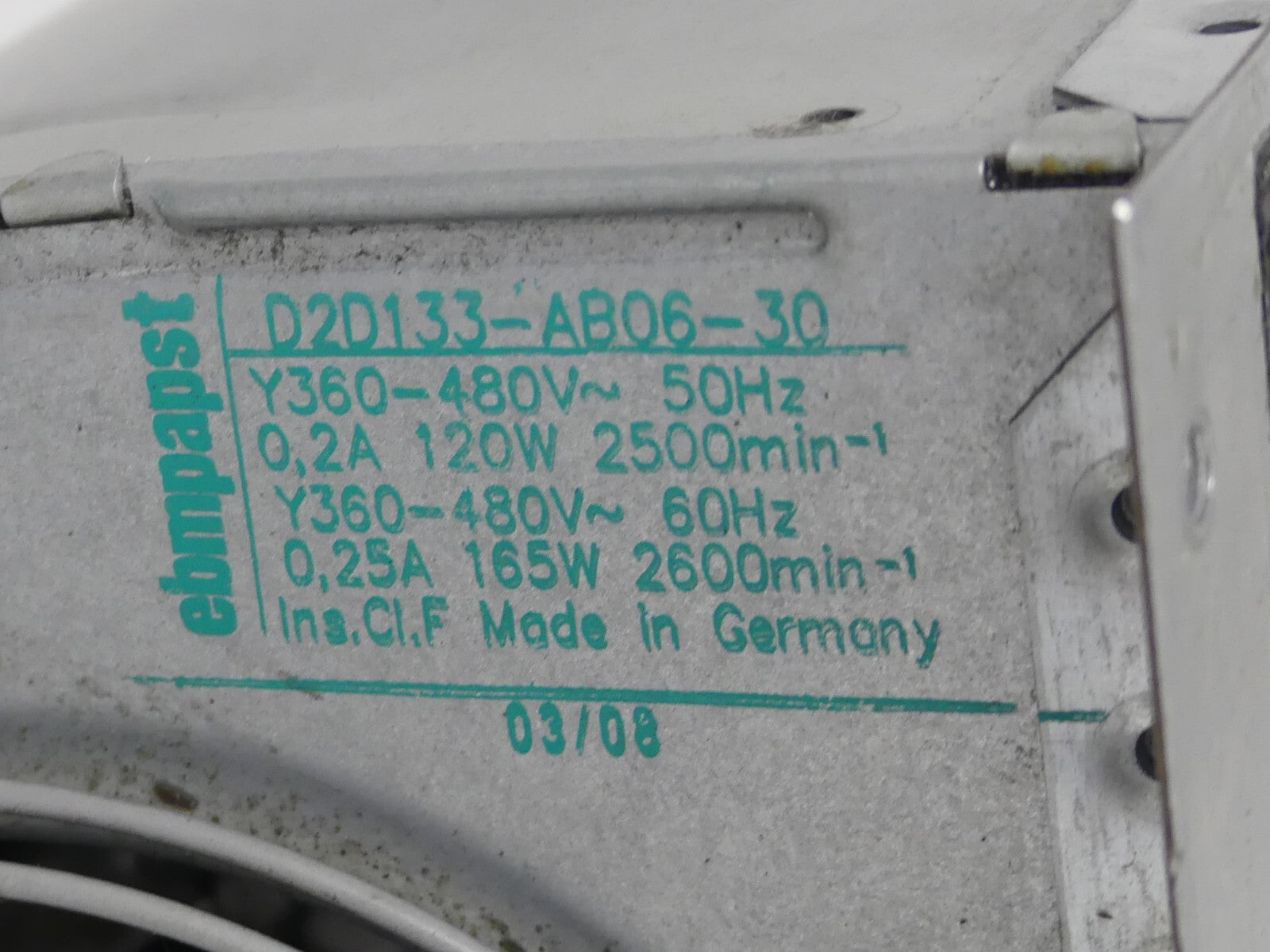 EBMPAPST SIMODRIVE RADIALGEBLÄSE D2D133-AB06-30