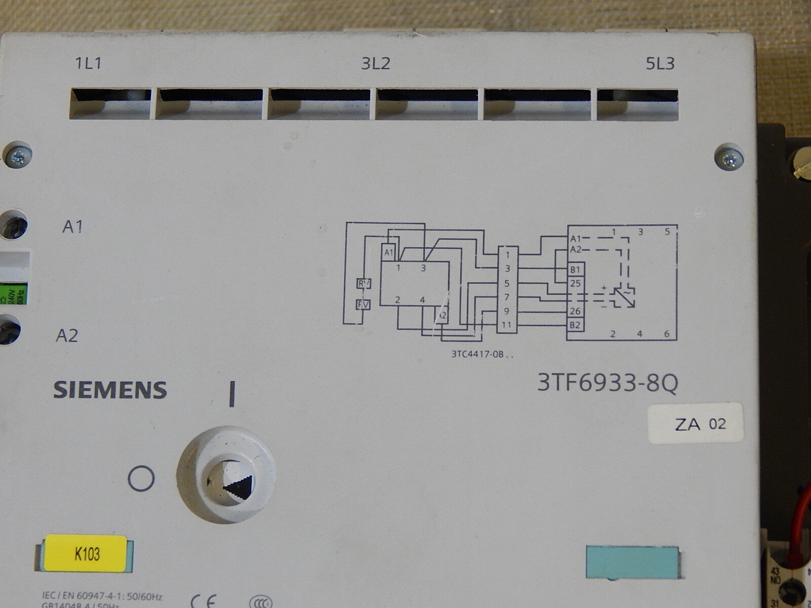 Siemens 3TF6933-8QL7-Z  Schütz Contactor 3ZX1012-0TF14-1AA2 used s.Bilder