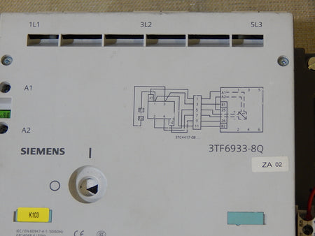 Siemens 3TF6933-8QL7-Z  Schütz Contactor 3ZX1012-0TF14-1AA2 used s.Bilder