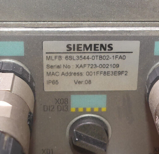 SIEMENS G110M 6SL3517-1BE14-3AM0+ MLFB.6SL3544-0TB02-1FA0