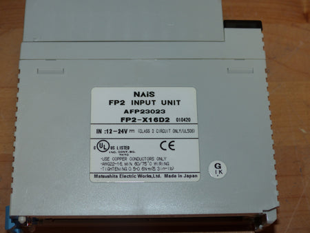 Nais FP2-X16D2 Input unit module Eingabemodul used s.Bilder