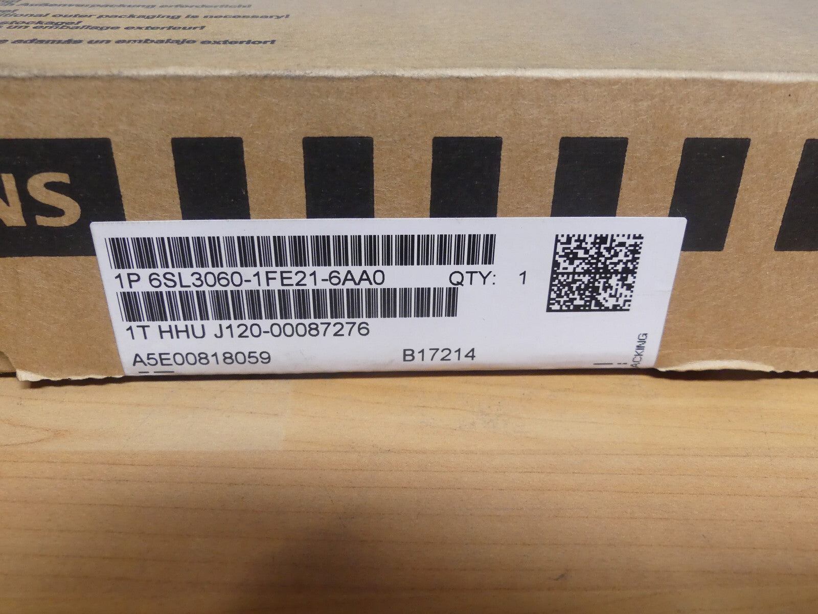 Siemens 6SL3060-1FE21-6AA0