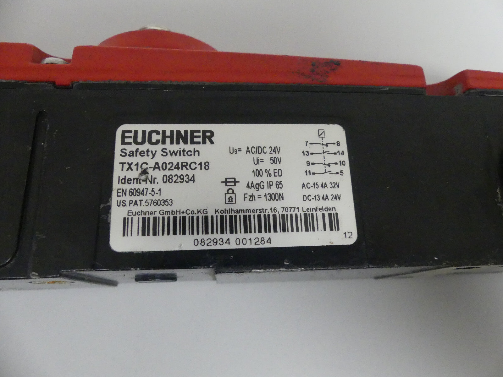 Euchner TX1C-A024RC18 082934