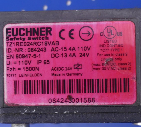 EUCHNER TZ1RE024RC18VAB 084243 Safety Switch