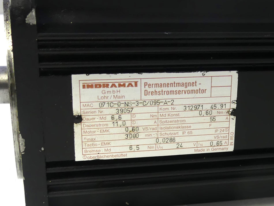Indramat MAC071C-0-NS-3-C/095-A-2