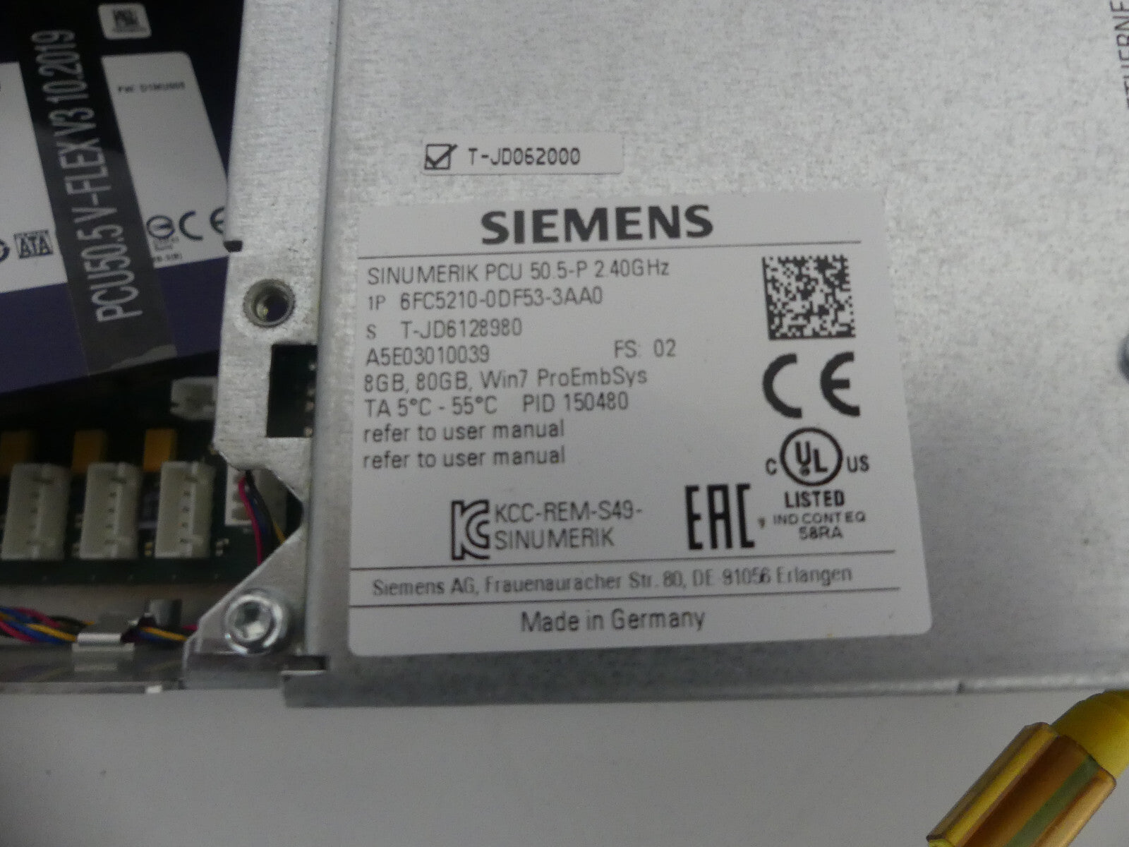 Siemens 6FC5210-0DF53-3AA0 ohne Deckel