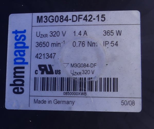 Sumitomo CNFMS-4075G-43/G EBMPapst M3G084-DF42-15