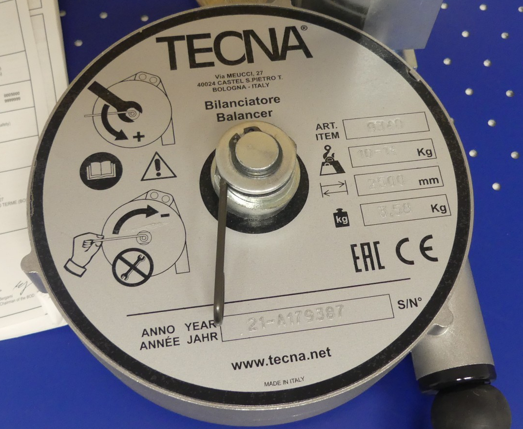 TECNA Balancer 9340 Traglast:10-14kg