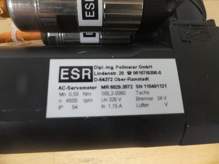 ESR AC-SERVOMOTOR MR 6929.3572 SN 110491121