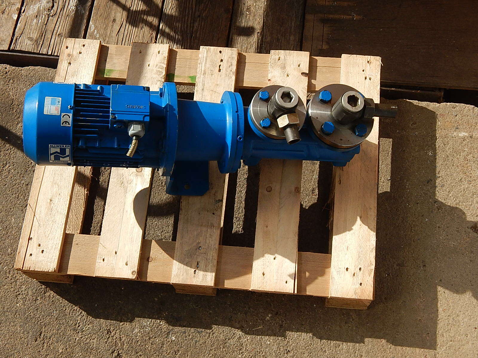 ALLWEILER AG Typ: AFT40R38U19US-W197  Dreischneckenpumpe s.Bilder Used
