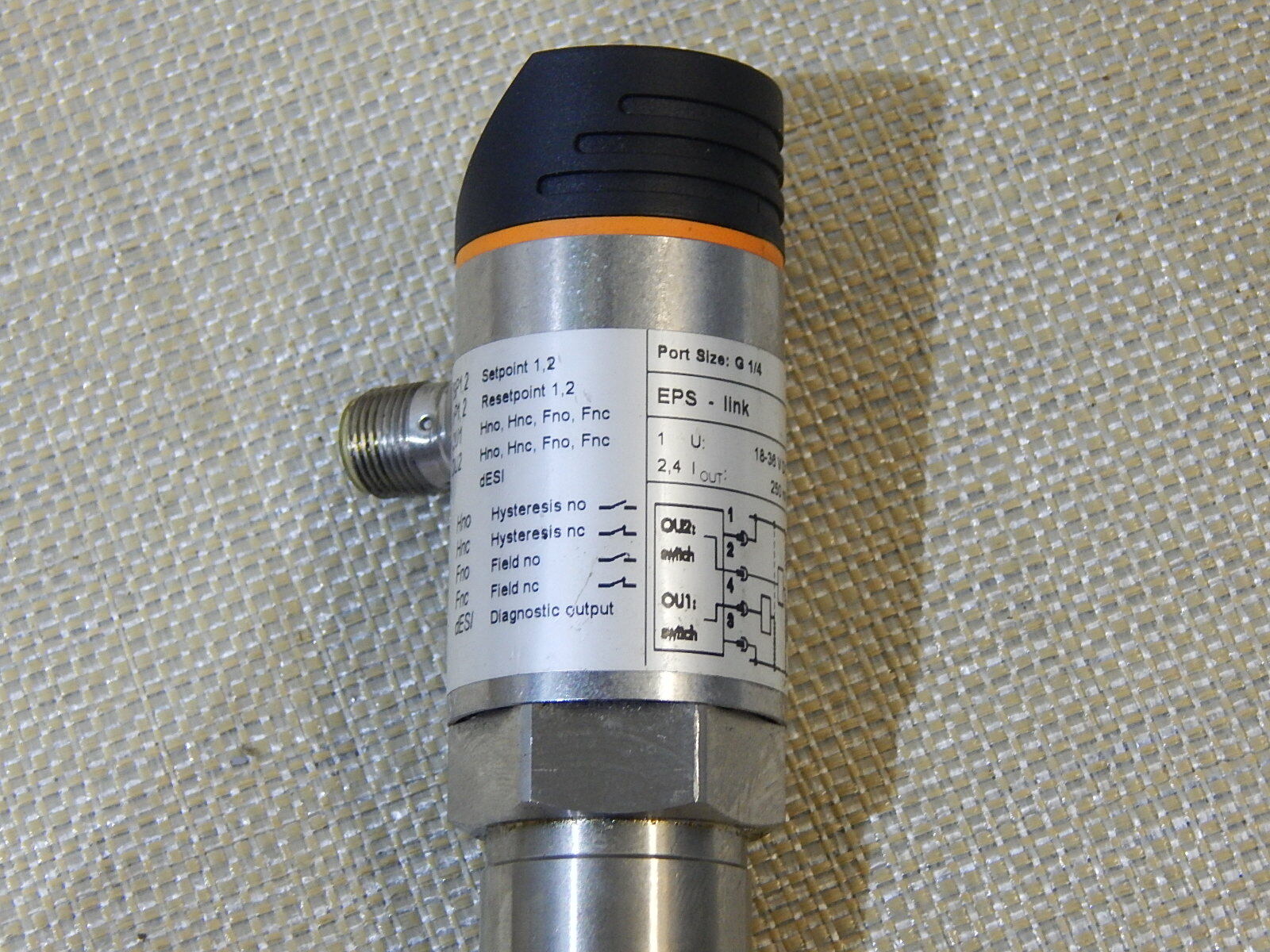 IFM electronic Drucksensor PN7001, Druckbereich 0.... 400 bar Used