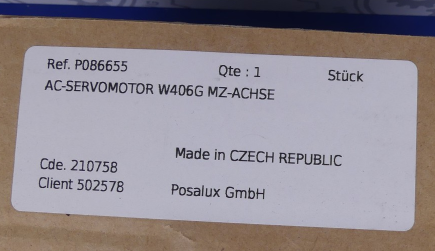 Posalux W406G MZ-Achse AC-Servomotor