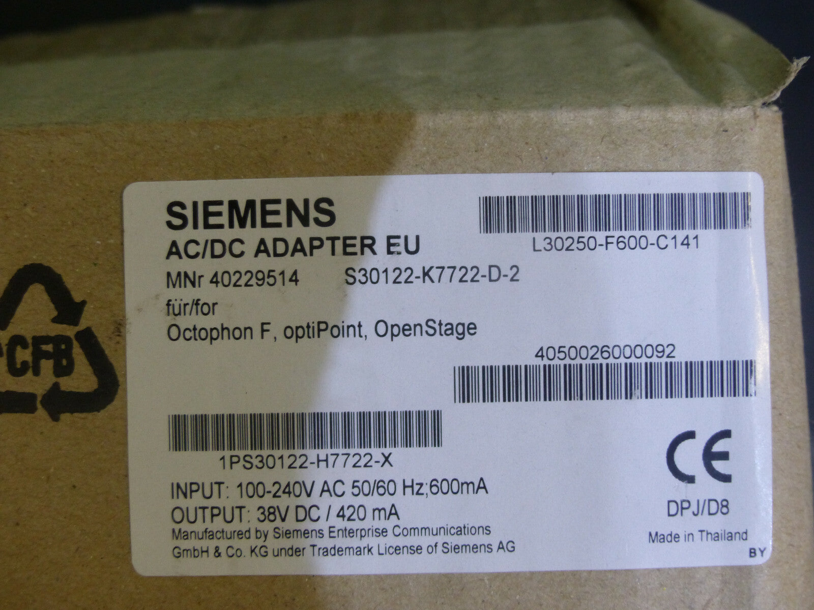 Siemens 1PS30122-H7722-X s. Bilder