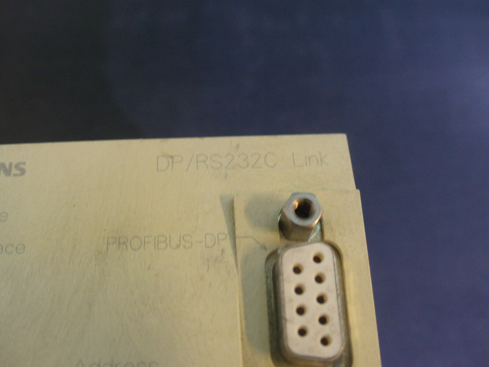 Siemens DP/RS232C