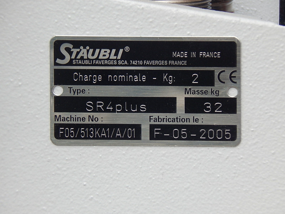  Stäubli Schwenkarmroboter turbo SCARA SR4 plus Steuereinheit 