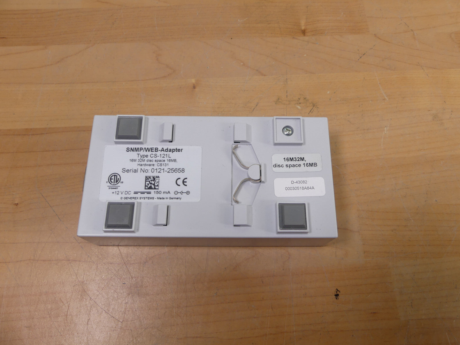 Generex  SNMP/WEB-Adapter CS-121L