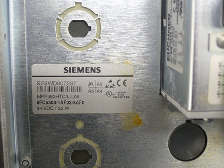 SIEMENS SINUMERIK 6FC5303-1AF03-8AF0 MPP 483HTC/L L06 Steuertafel