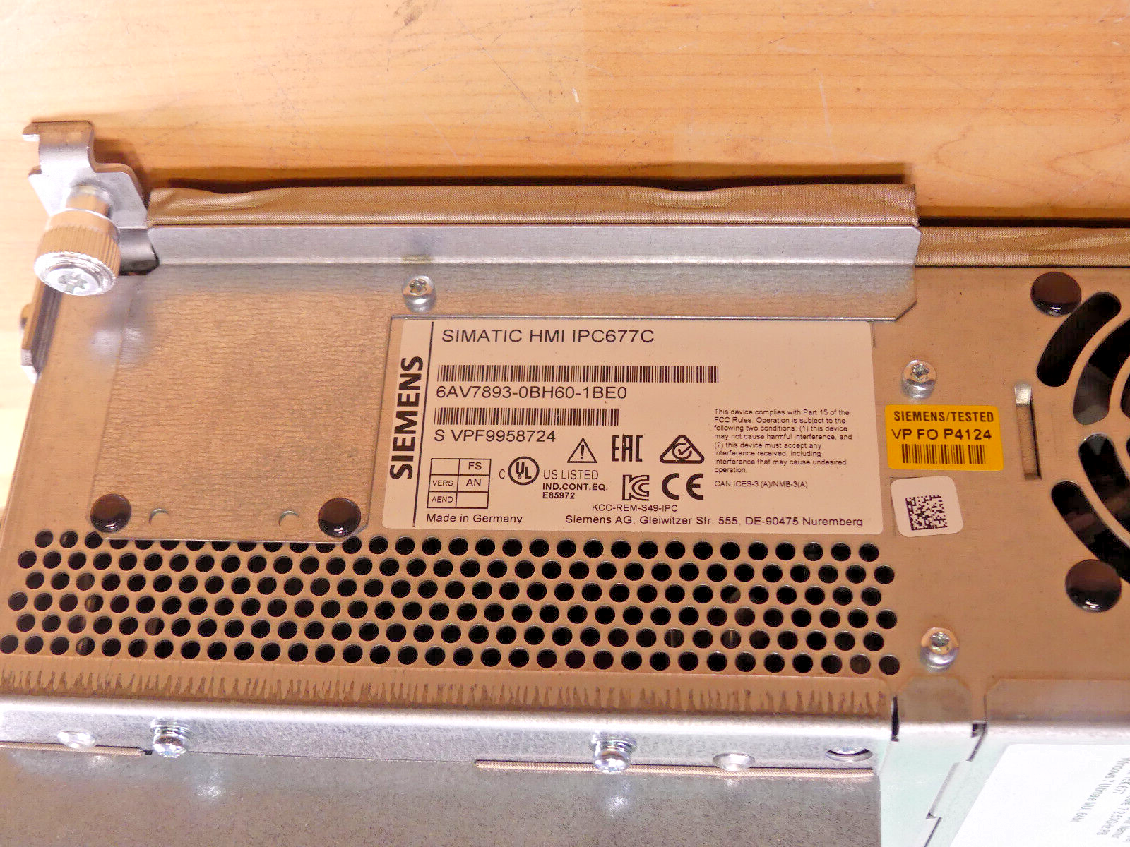 Siemens 6AV7893-0BH60-1BE0