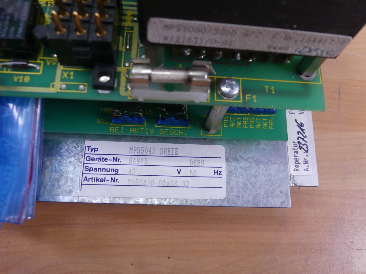 Wahlenmeier MPS5043 SREIE Geräte. Nr: 64973 0689