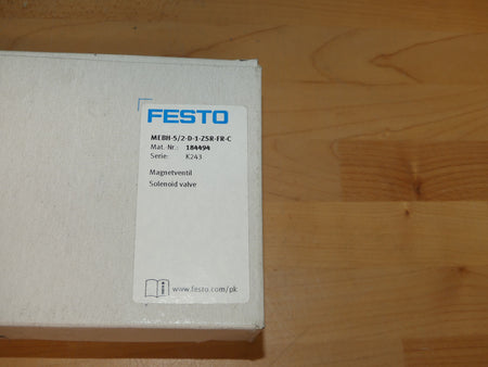 Festo MEBH-5/2-D-1-ZSR-FR-C MEBH5/2D1ZSRFRC 184494 Magnetventil