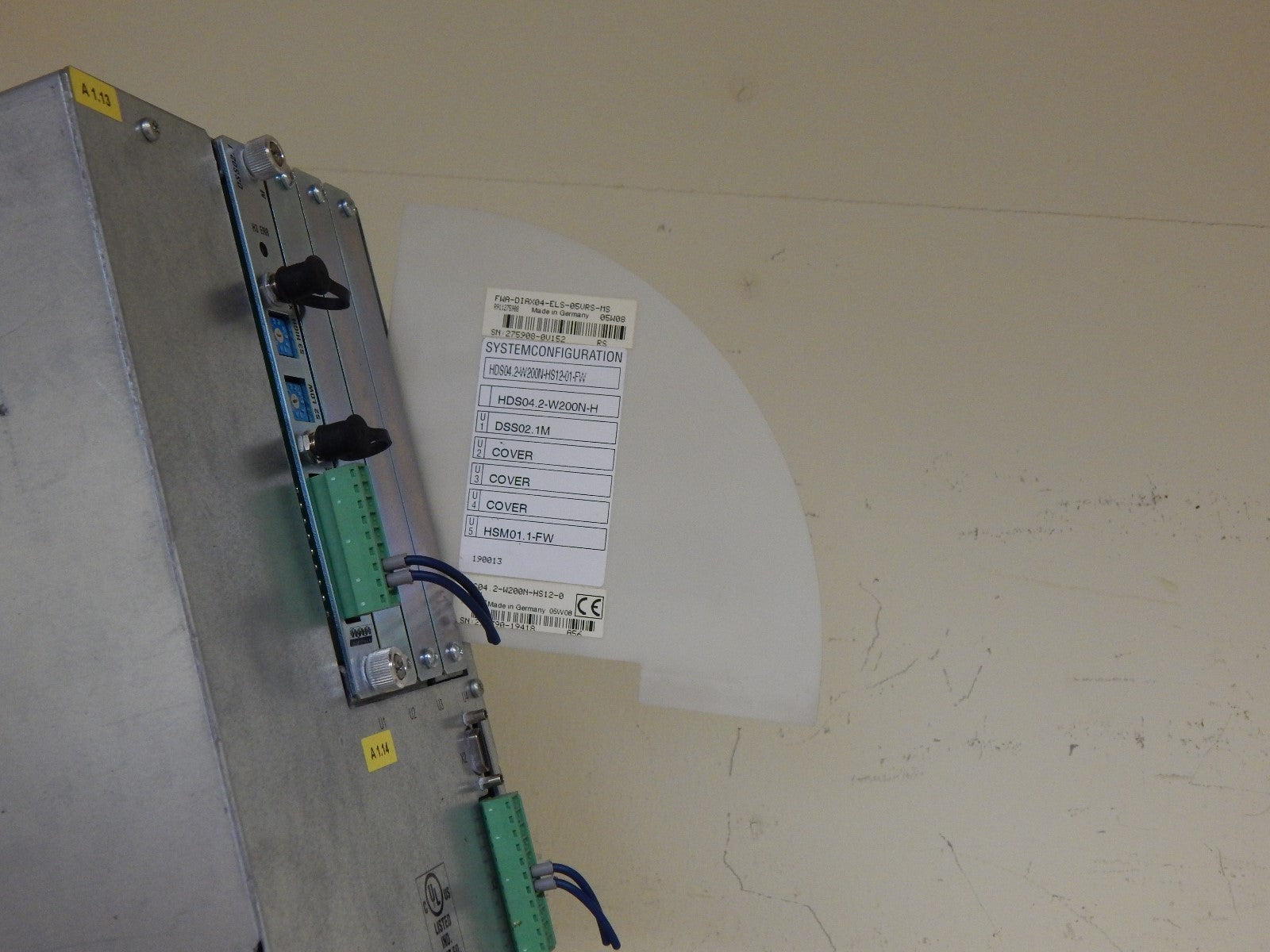 Rexroth DIAX 04 HDS04.2-W200N-HS12-01-FW  mit Memory Card DIAX04  Used