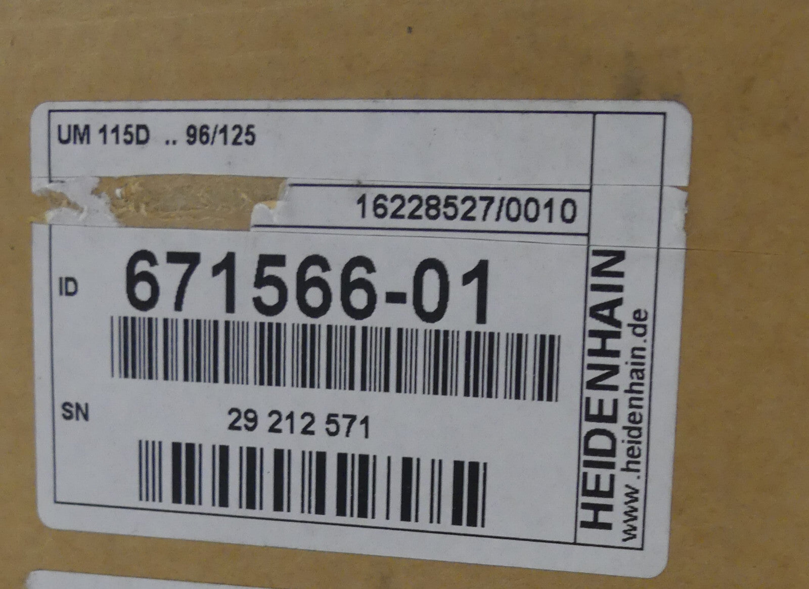 Heidenhain Umrichter - Leistungsmodul UM 115D   UM115D ID 671566-01 L6