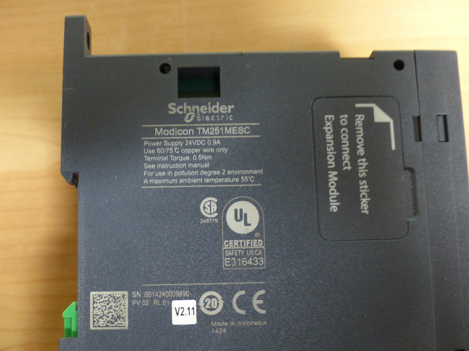 SCHNEIDER ELECTRIC MODICON TM251MESC used