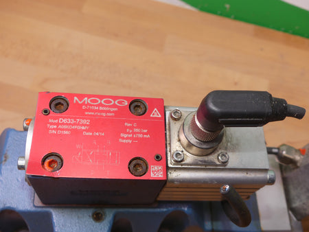 MOOG D672-0091-0001 Proportionalventil P02KZF6NE92-AES1A1