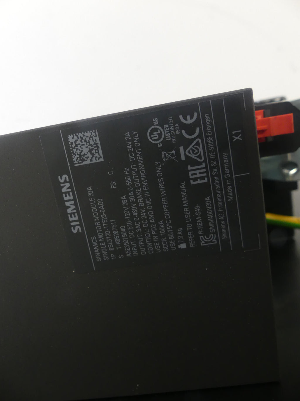 Siemens 6SL3120-1TE23-0AD0