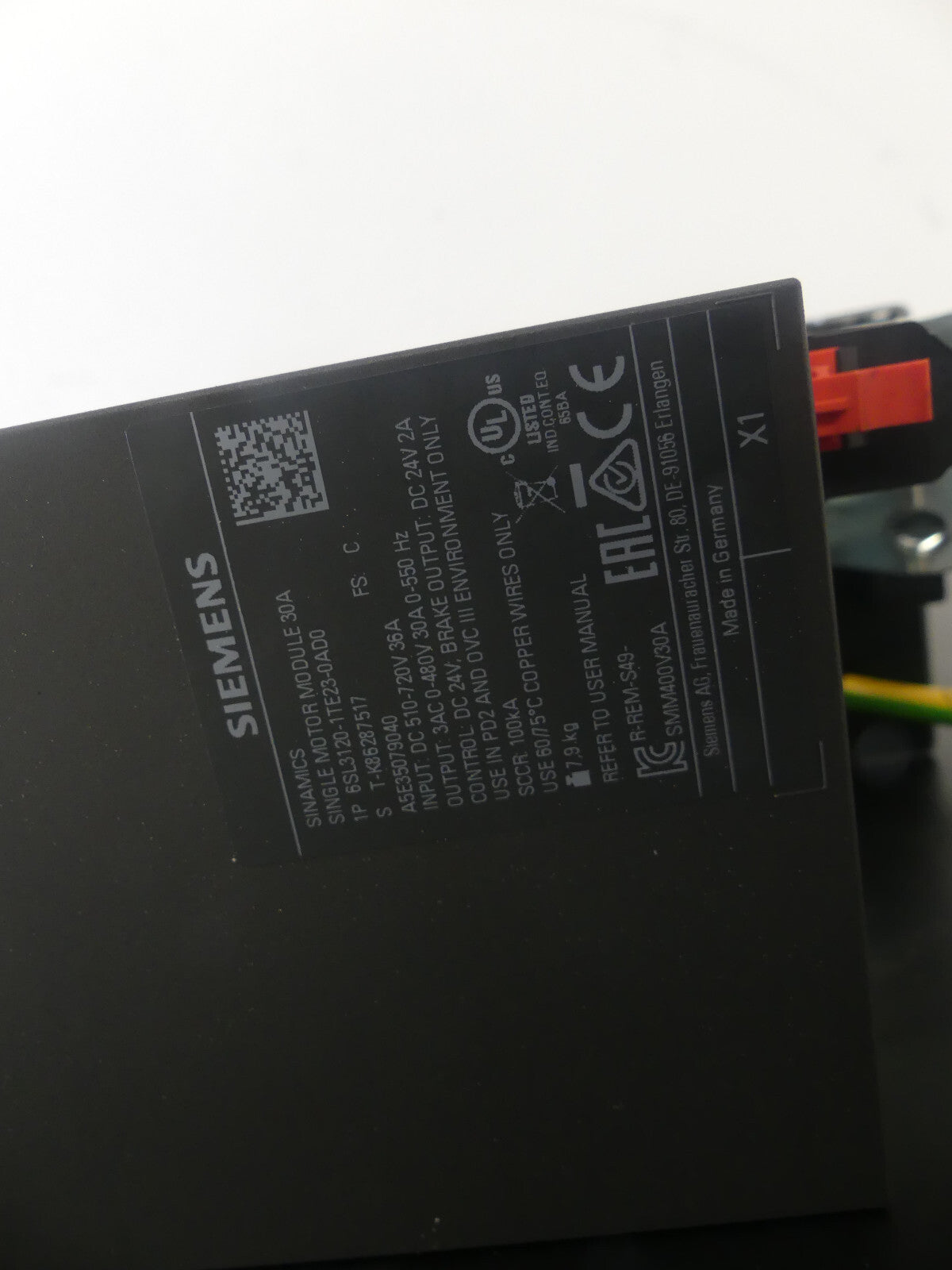 Siemens 6SL3120-1TE23-0AD0