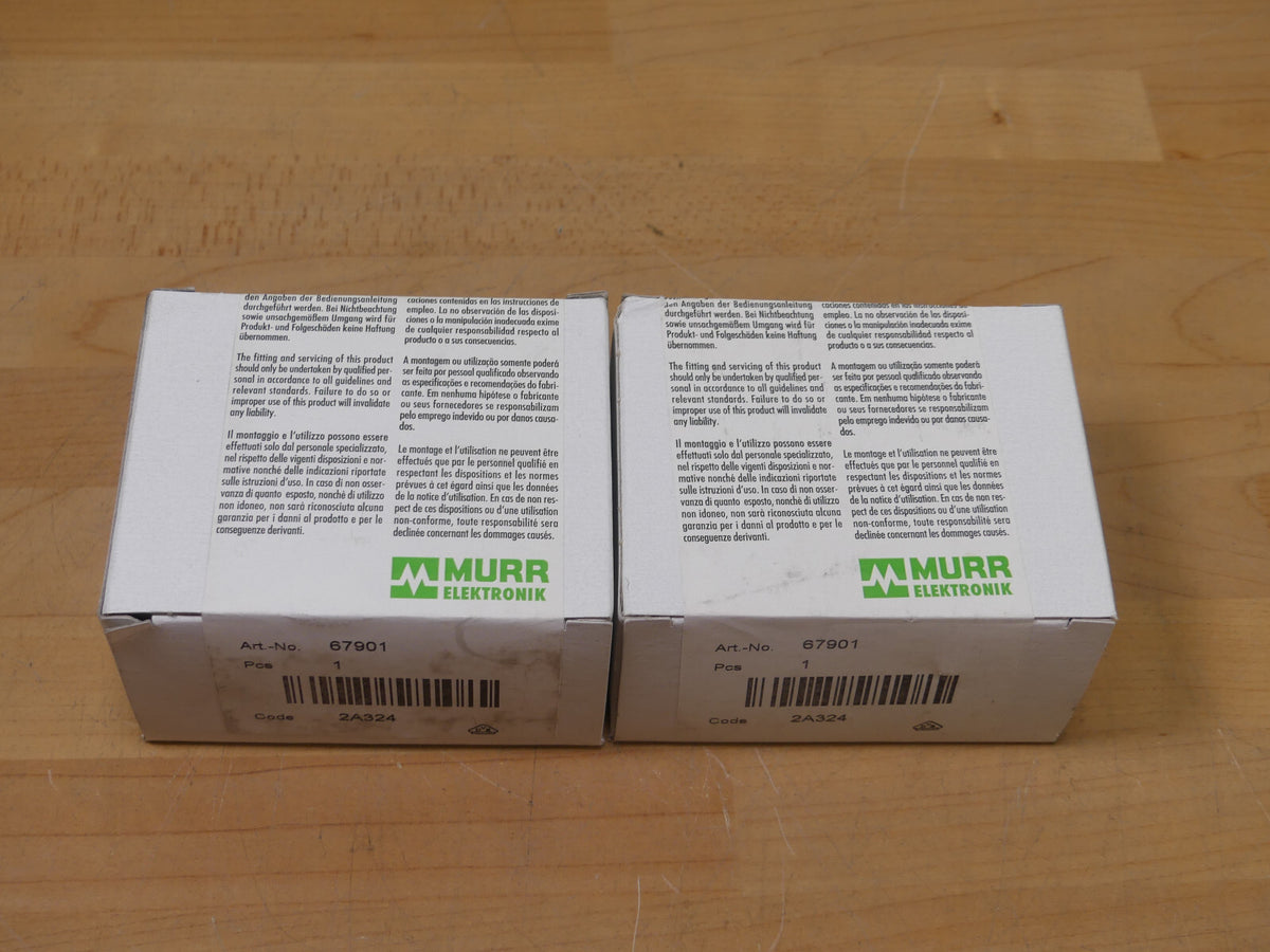 2x Murr Elektronik Steckdose 67901