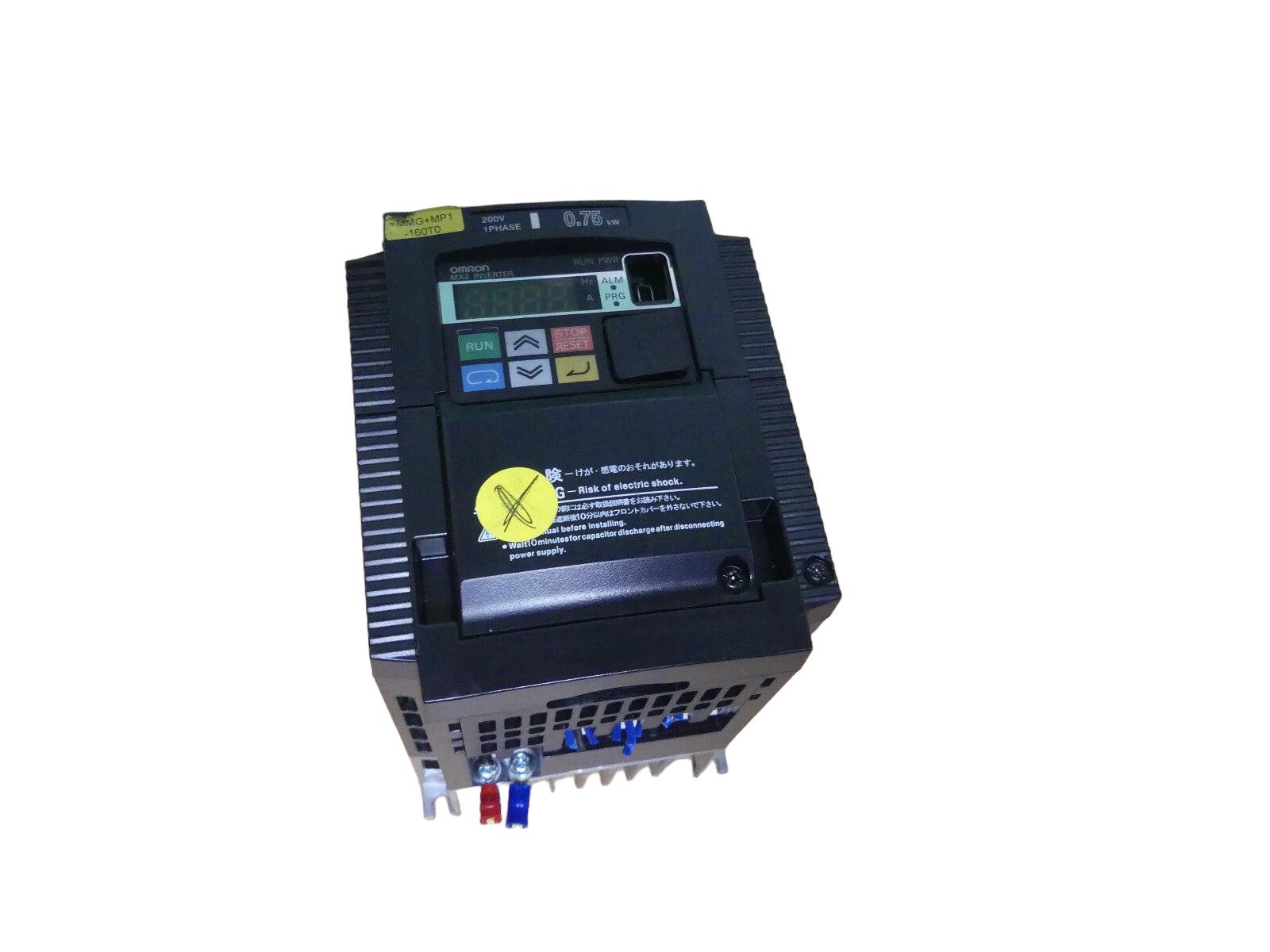 OMRON MX2  3G3MX2-AB007-E – 0,75 KW – INVERTER MOTOR – 3G3MX2 AB007