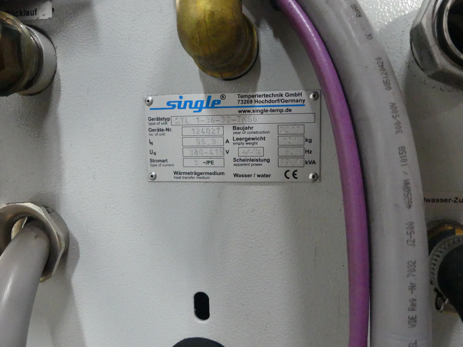 Single Temperiertechnik STL 1-36-30-TKS6