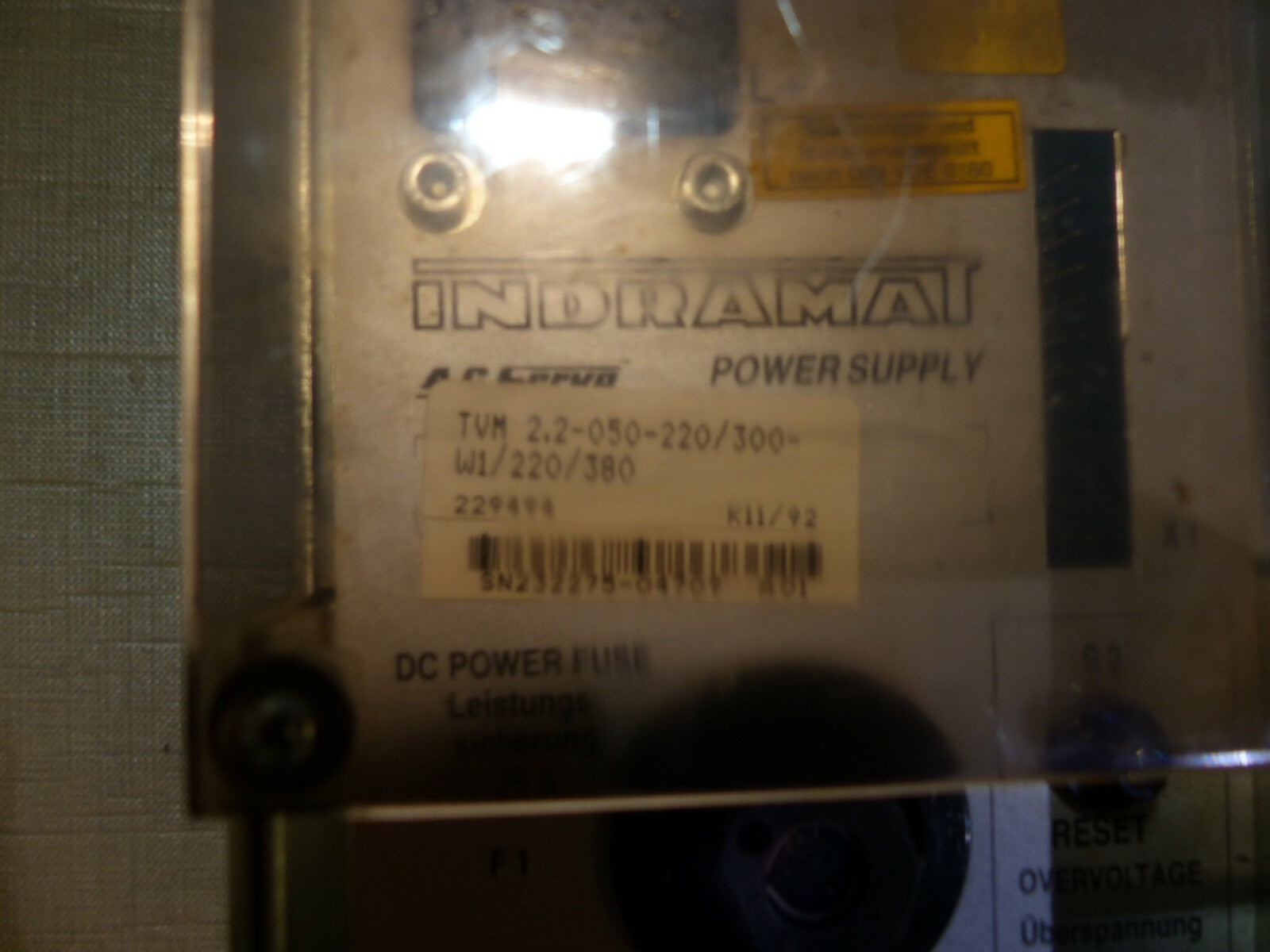 Indramat TVM 2.2.-050-220/300-W1/220/380