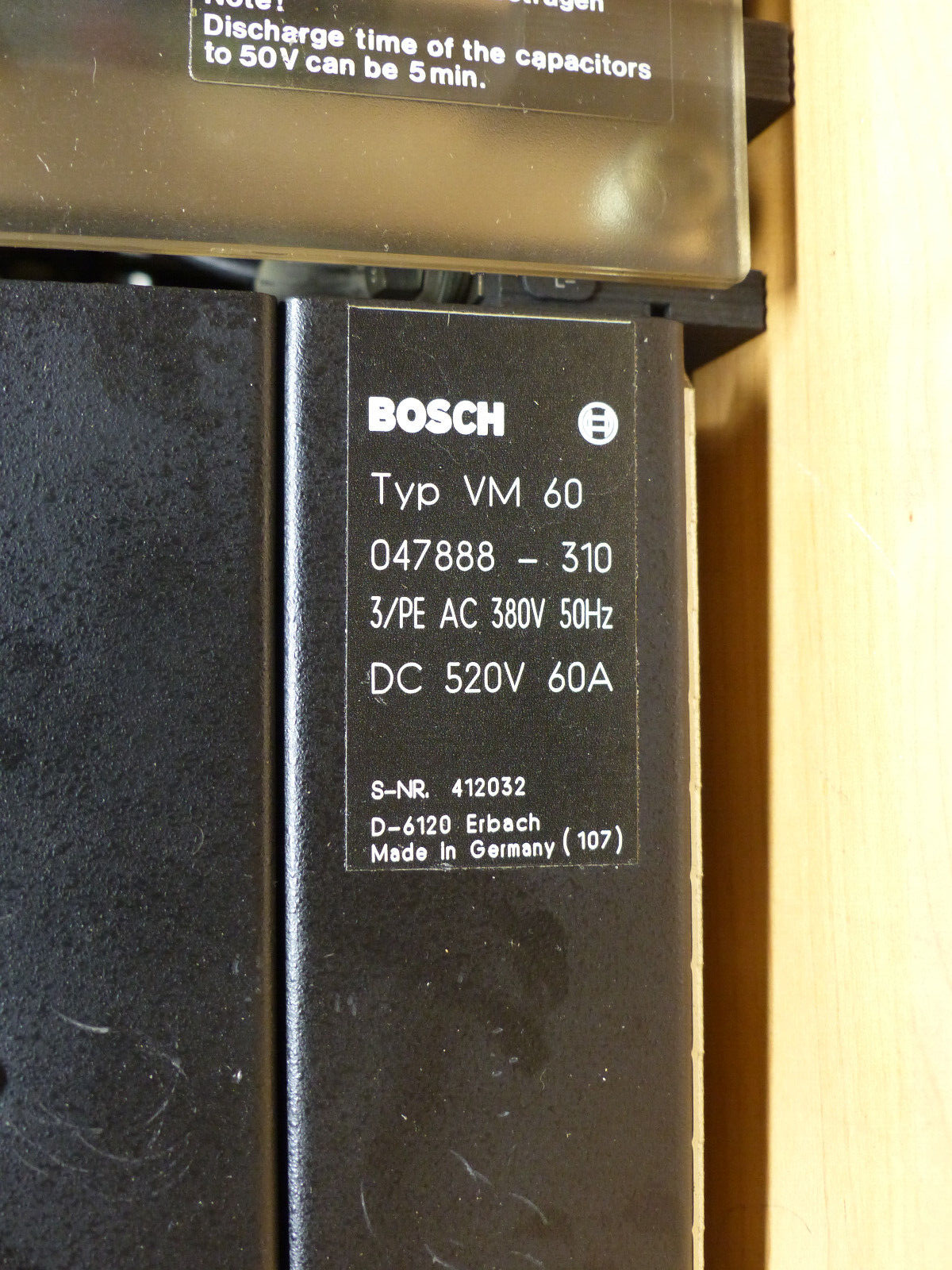 Bosch Versorgungs Modul VM 60  047888-310 used