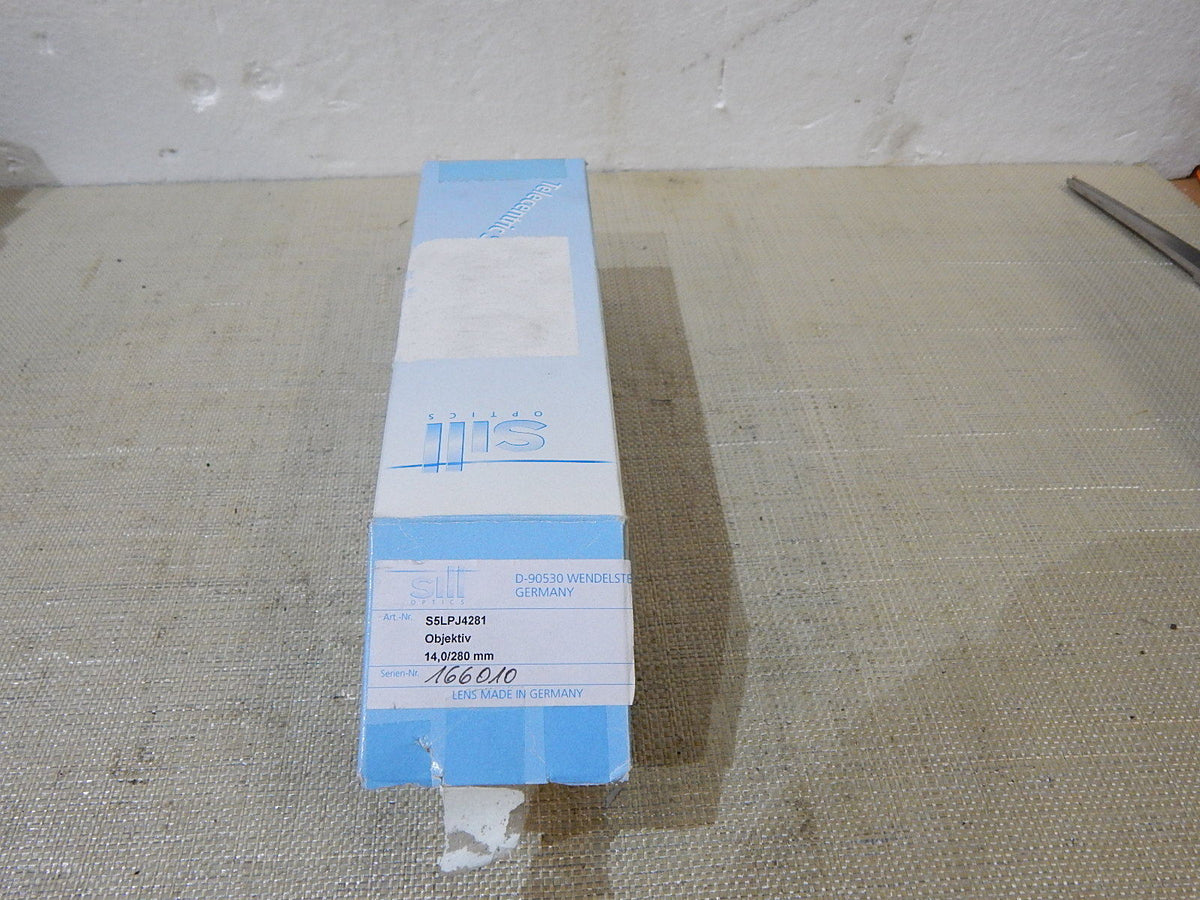 Sill Optic CCD Objektiv mit Blende   S5LPJ4281  166010 New