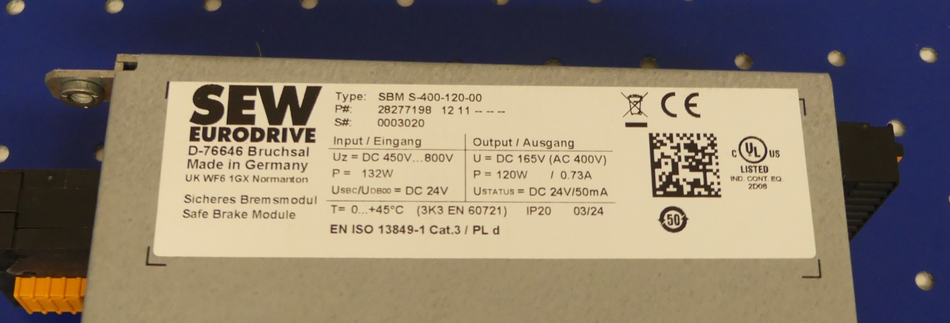 SEW SBM S-400-120-00