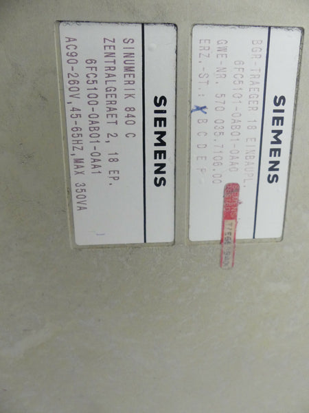 Siemens 6FC5100-0AB01-0AA1 (S. Bilder)