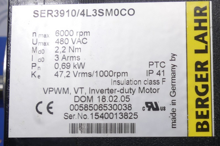 Berger Lahr SER3910/4L3SM0CO