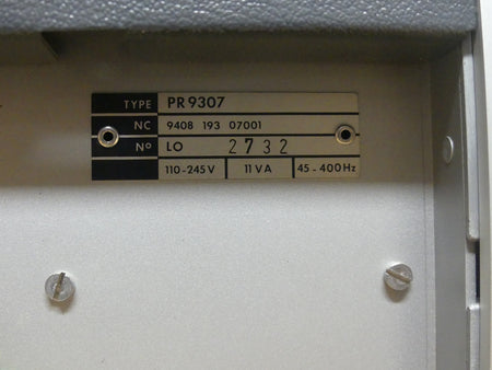 Philips PR 9307 carrier frequency bridge