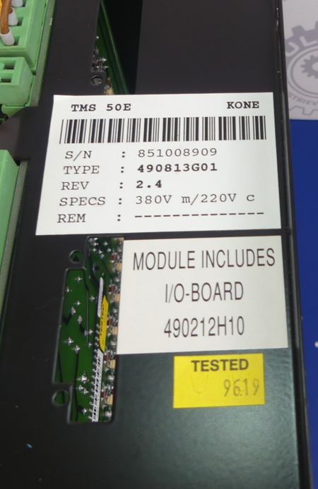 KONE MICKROCOMPUTER 375 TMS50E 490813G01