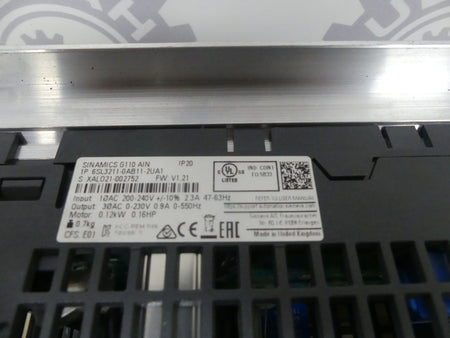 SIEMENS 6SL3211-0AB11-2UA1