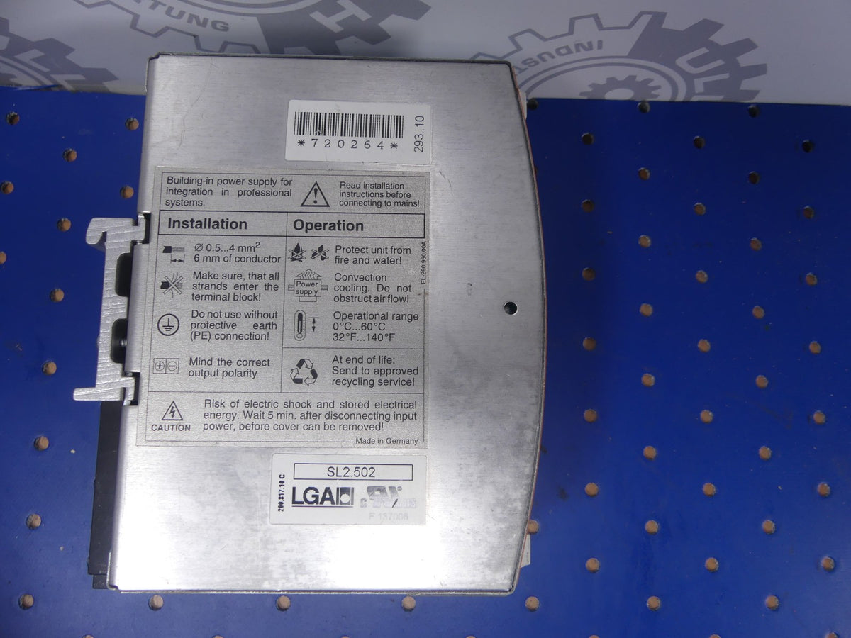 IFM Electronic SL2.502/ DN2011 Power Supply