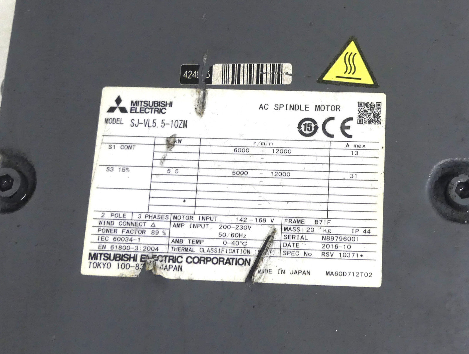 Mitsubishi SJ-VL5.5-10ZM